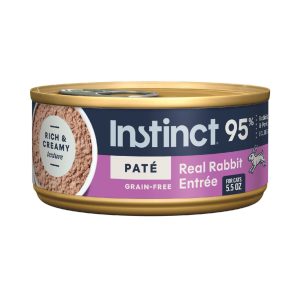 Instinct Original Rabbit Pâté Grain-Free Wet Cat Food, 5.5 oz (Case of 12)