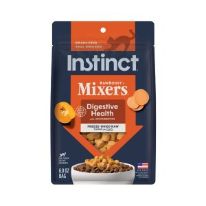 Instinct Raw Boost Mixers Digestive Health Freeze-Dried Cat Food Topper, 5.5 oz