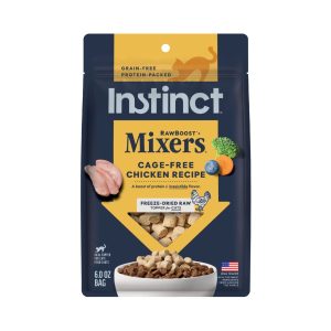 Instinct Raw Boost Mixers Chicken Freeze-Dried Cat Food Topper, 6 oz