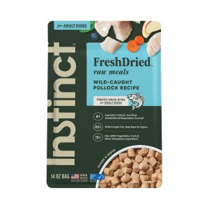 Instinct FreshDried Raw Meals Pollock Freeze-Dried Dog Food, 14 oz