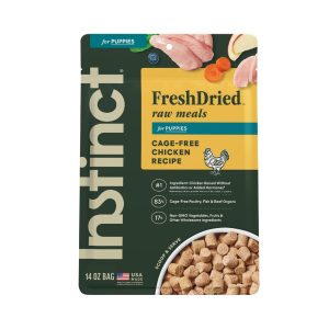 Instinct FreshDried Raw Meals Puppy Chicken Freeze-Dried Dog Food, 14 oz