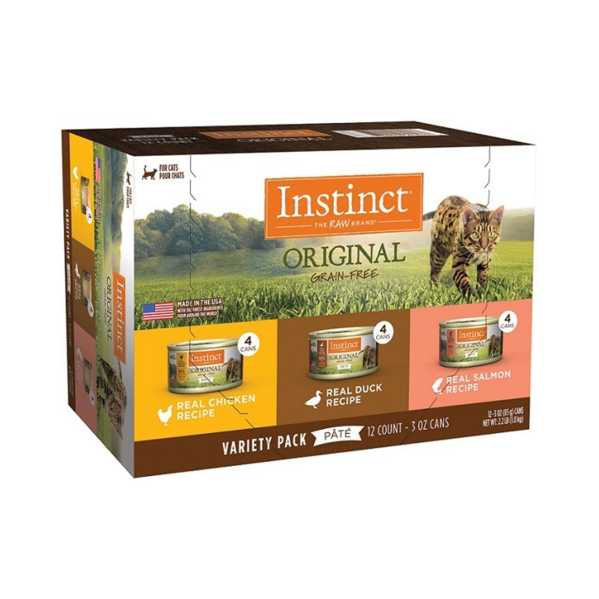 Instinct Original Pâté Variety Pack Grain-Free Wet Cat Food