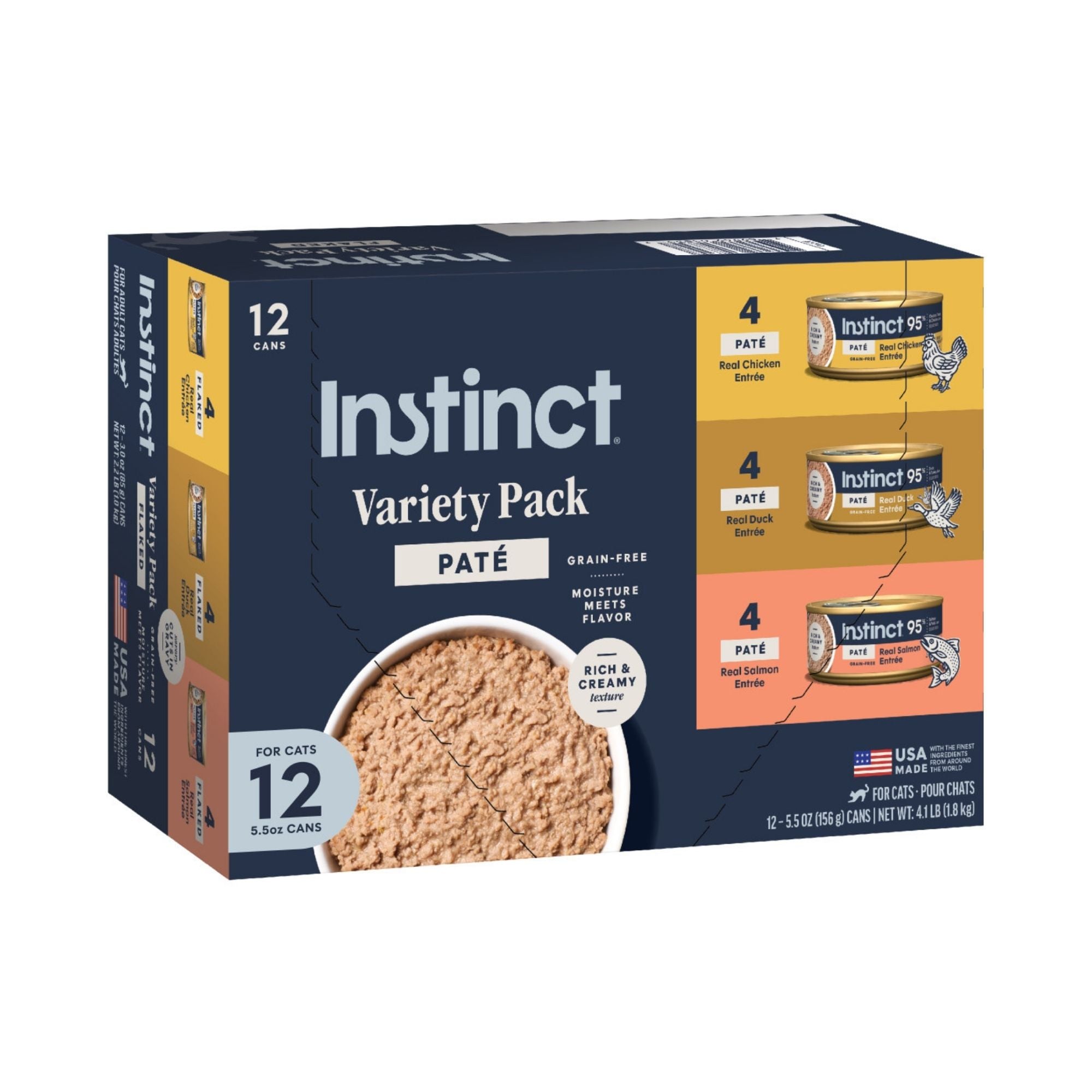 Instinct Original Pâté Variety Pack Grain-Free Wet Cat Food - Image 2
