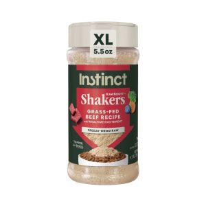 Instinct Raw Boost Shakers Beef Freeze-Dried Dog Topper, 5.5 oz
