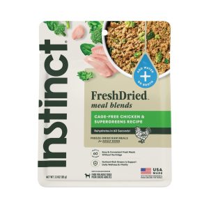 Instinct FreshDried Meal Blends Chicken Supergreens Dog Food
