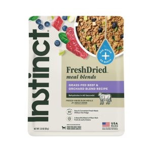 Instinct FreshDried Meal Blends Beef Orchard Dog Food, 3 oz