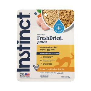 Instinct FreshDried Pâté Grain-Free Freeze-Dried Cat Food, Chicken