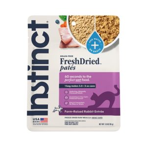 Instinct FreshDried Pâté Grain-Free Freeze-Dried Cat Food, Rabbit