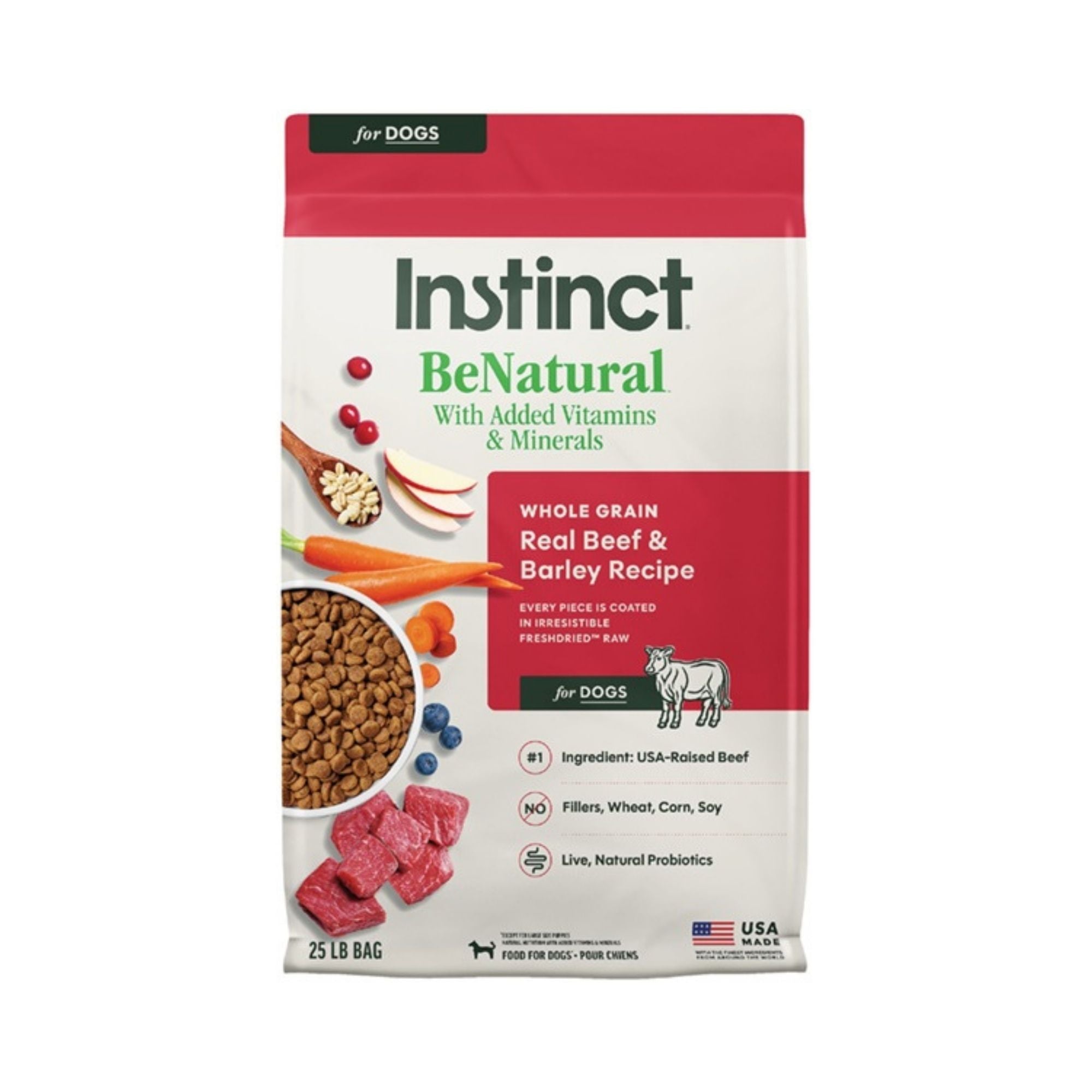 Instinct Be Natural Beef & Barley Dry Dog Food - Image 2