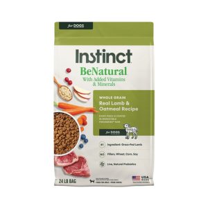 Instinct Be Natural Lamb & Oatmeal Dry Dog Food, 24 lb