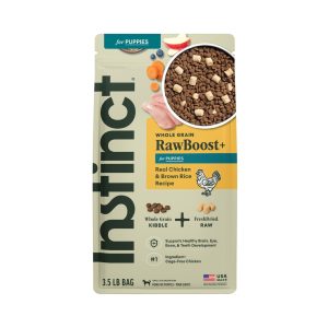 Instinct Raw Boost Whole Grain Puppy Chicken & Brown Rice Dry Dog Food, 3.5 lb