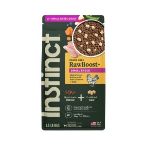 Instinct Raw Boost Small Breed Chicken High Protein Grain-Free Dog Food, 3.5 lb
