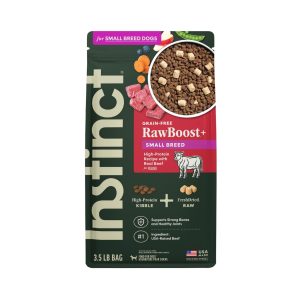 Instinct Raw Boost Small Breed Beef High Protein Grain-Free Dry Dog Food, 3.5 lb