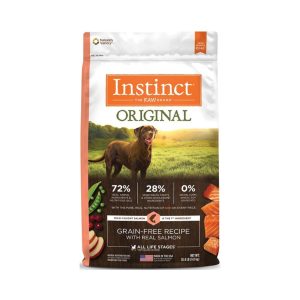 Instinct Original Salmon High Protein Grain-Free Dry Dog Food, 20 lb