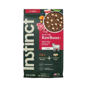 Instinct Raw Boost Beef High Protein Grain-Free Dry Dog Food, 20 lb
