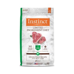 Instinct Limited Ingredient Lamb High Protein Grain-Free Dry Dog Food, 20 lb