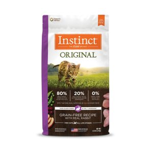 Instinct Original Grain-Free Dry Cat Food, Farm-Raised Rabbit, 4.5 lb