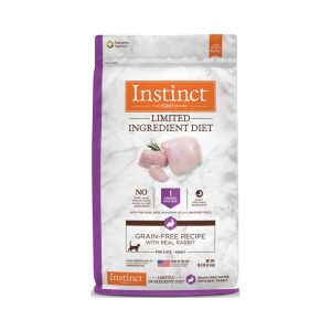 Instinct Limited Ingredient Grain-Free Dry Cat Food, Rabbit, 10 lb
