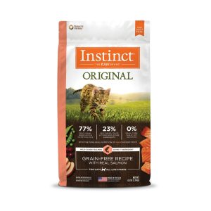 Instinct Original Grain-Free Dry Cat Food, Wild-Caught Salmon, 4.5 lb
