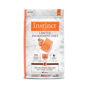 Instinct Limited Ingredient Salmon High Protein Grain-Free Dry Dog Food, 20 lb