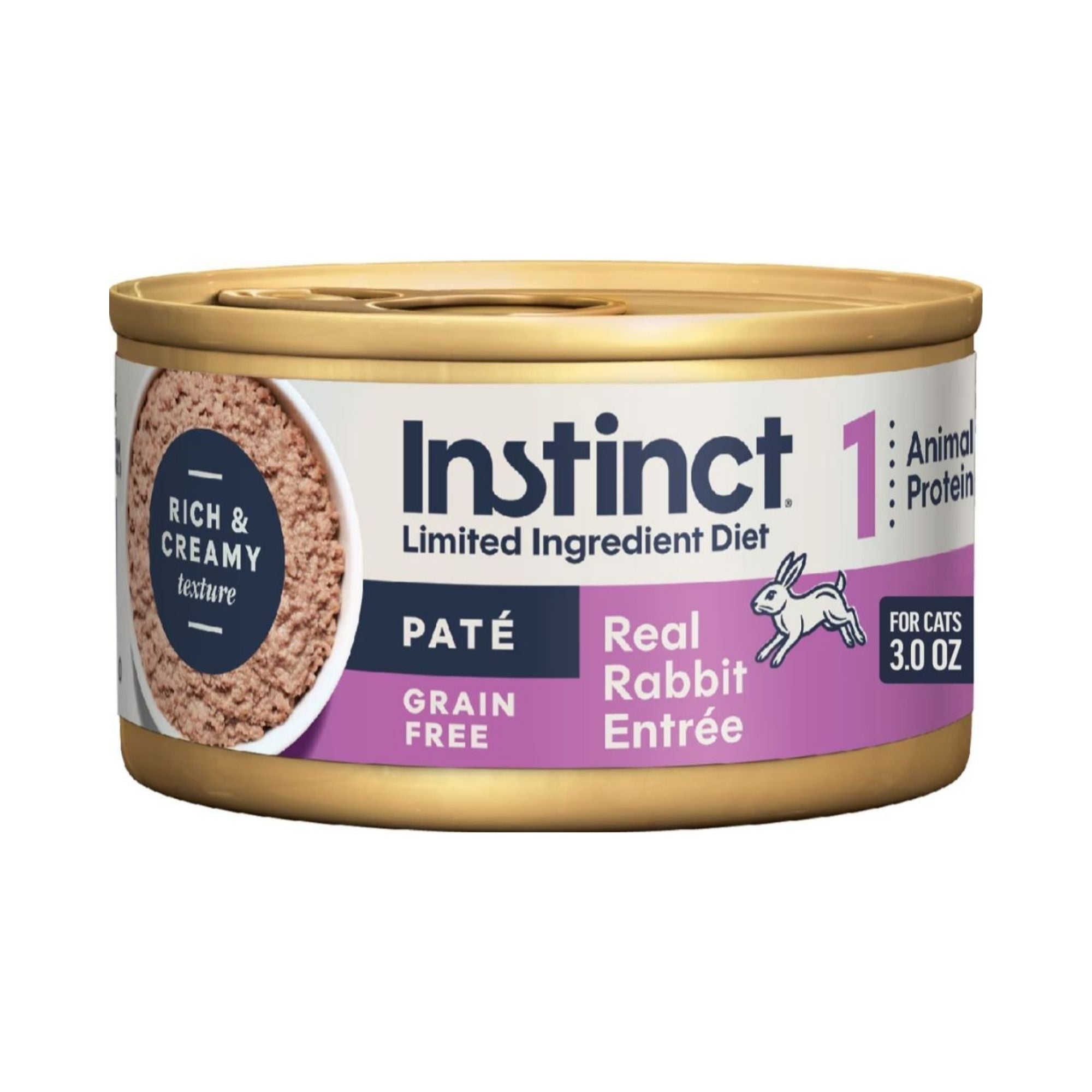 Instinct Limited Ingredient Grain-Free Rabbit Pâté Wet Cat Food - Image 2