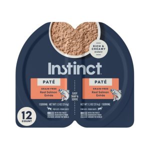 Instinct Pâté Split Cup Salmon Grain-Free Wet Cat Food, 2.64 oz (Case of 12)