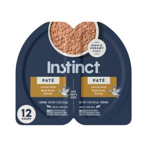 Instinct Pâté Split Cup Duck Grain-Free Wet Cat Food, 2.64 oz (Case of 12)