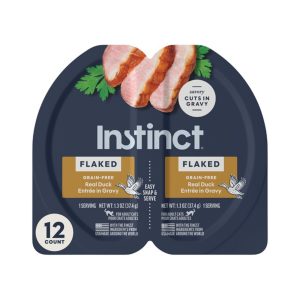 Instinct Flaked Split Cup Duck Grain-Free Wet Cat Food, 2.64 oz (Case of 12)