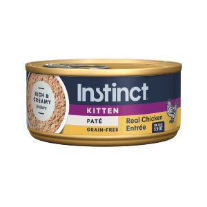Instinct Original Kitten Chicken Pâté Grain-Free Wet Food, 5.5 oz (Case of 12)