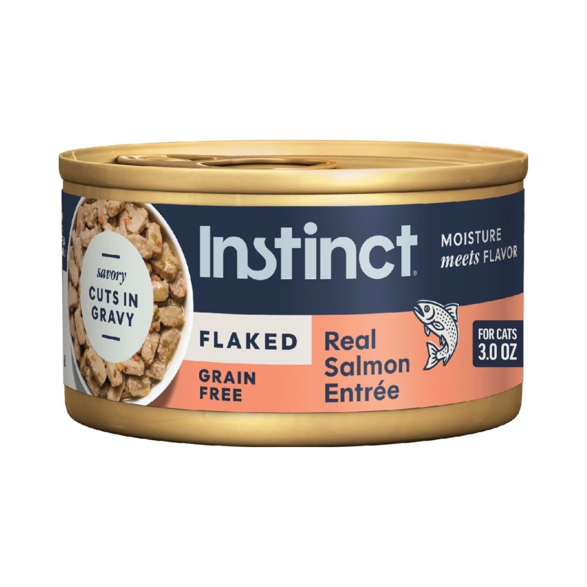 Instinct Flaked Salmon Entrée in Gravy Grain-Free, 3 oz (Case of 24)