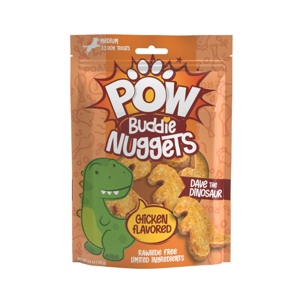 Ethical Pet Pow Buddie Nuggets Chicken Dog Treats, 13 Pack