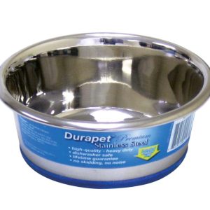 OurPets Premium Stainless Steel Dog Bowl Silver .75 pt