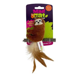 Mad Cat Sloth with Silvervine Cat Toy