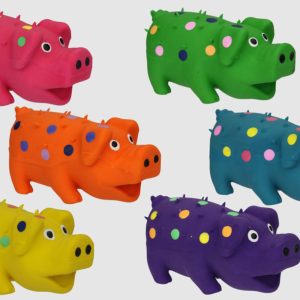 Multipet Pigs That Oink Dog Toy Assorted