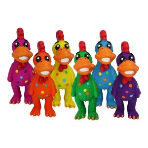 Multipet Globkens Chicken Dog Toy Assorted
