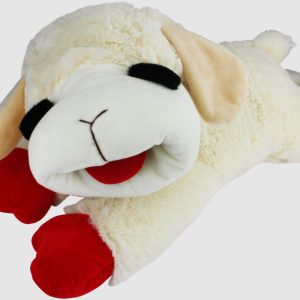 Multipet Lamb Chop Dog Toy Multi-Color 24 in