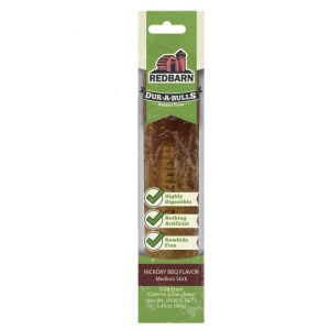 Redbarn Dur-A-Bulls Stick Hickory BBQ, Medium Dog Chews
