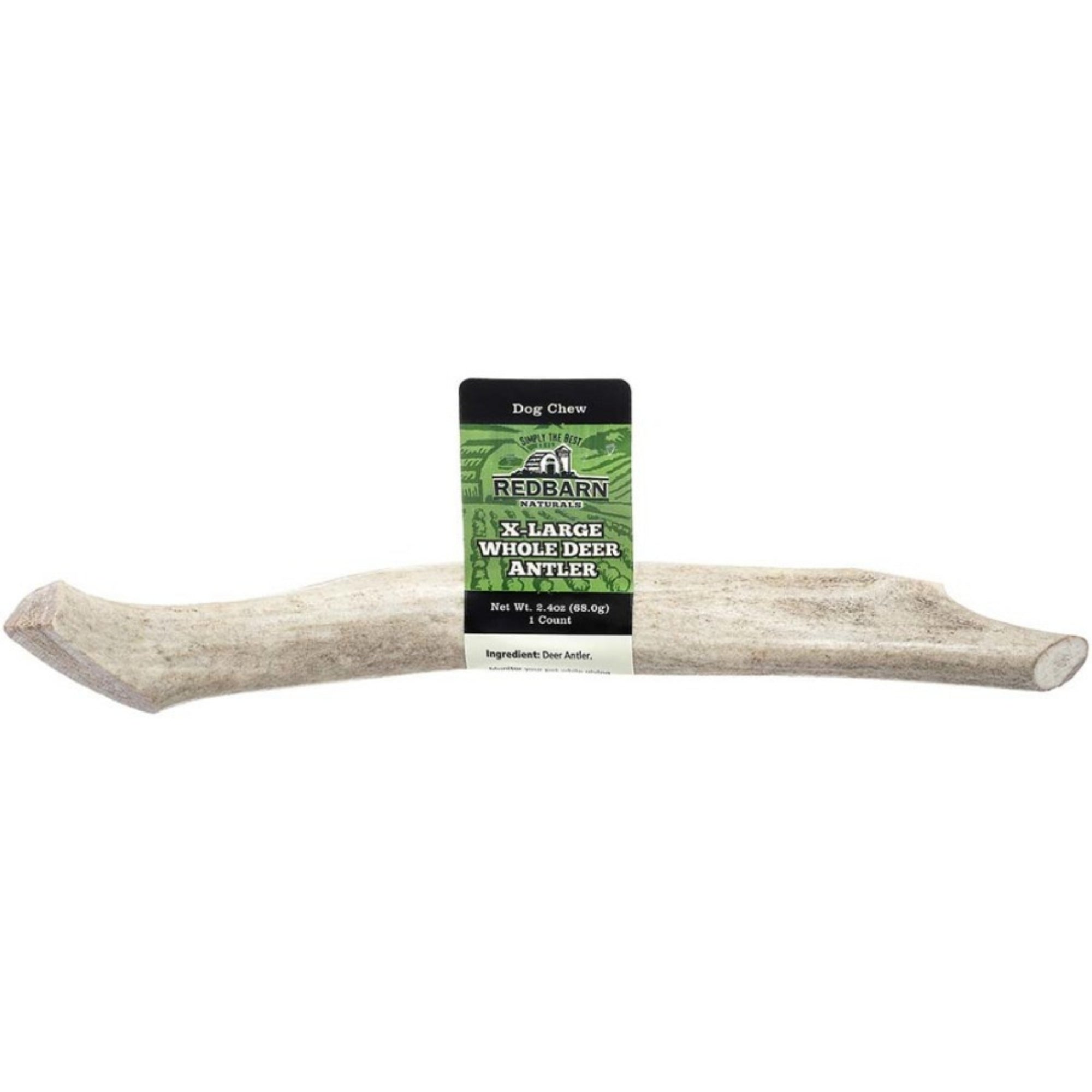 Redbarn Deer Whole Antler, X-Large Dog Chews