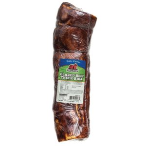 Redbarn Glazed Bully Beef Cheek Roll Dog Chews