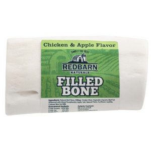 Redbarn Filled Bone Chicken & Apple, Small Dog Chews, 20 Count