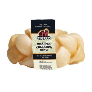 Redbarn Collagen Braided Ring Dog Chews, 15 Count