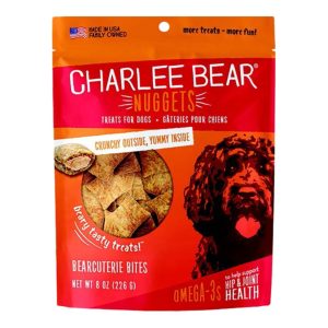 Charlee Bear Nuggets Hip & Joint Bearcuterie Bites Dog Treats, 8 oz