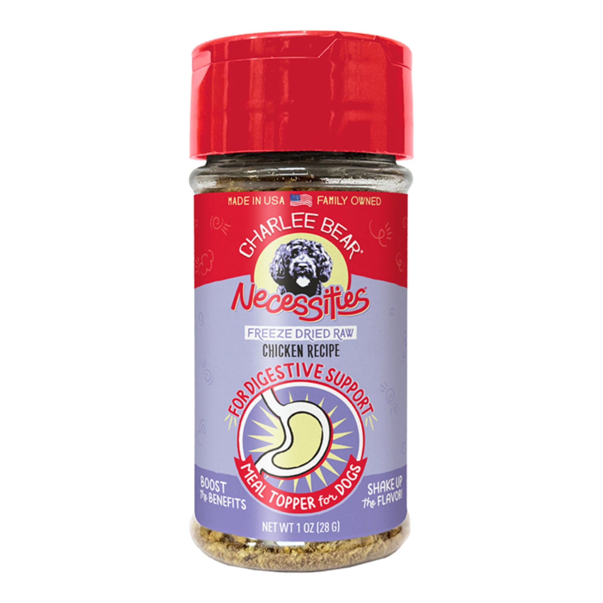 Charlee Bear Necessities Chicken Digestive Health Topper