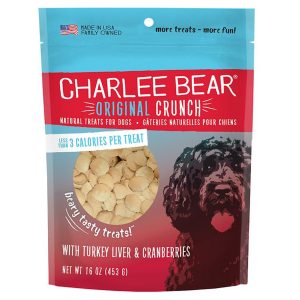 Charlee Bear Turkey Liver & Cranberry Dog Treats, 16 oz