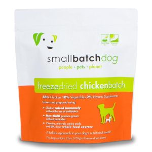 Small Batch Freeze-Dried Chicken Sliders Dog Food, 25 oz