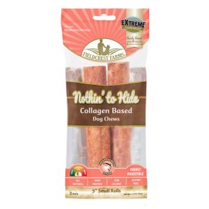 Nothin' to Hide Collagen Salmon Roll, 5 in Dog Chews, 2 Pack