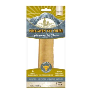 Fieldcrest Farms Himalayan Yak Cheese Chew, Jumbo Dog Chews