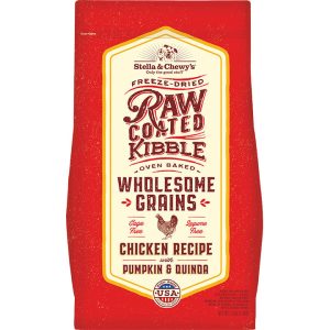 Stella & Chewy's Raw Coated Wholesome Grains Chicken Dry Dog Food, 3.5 lb