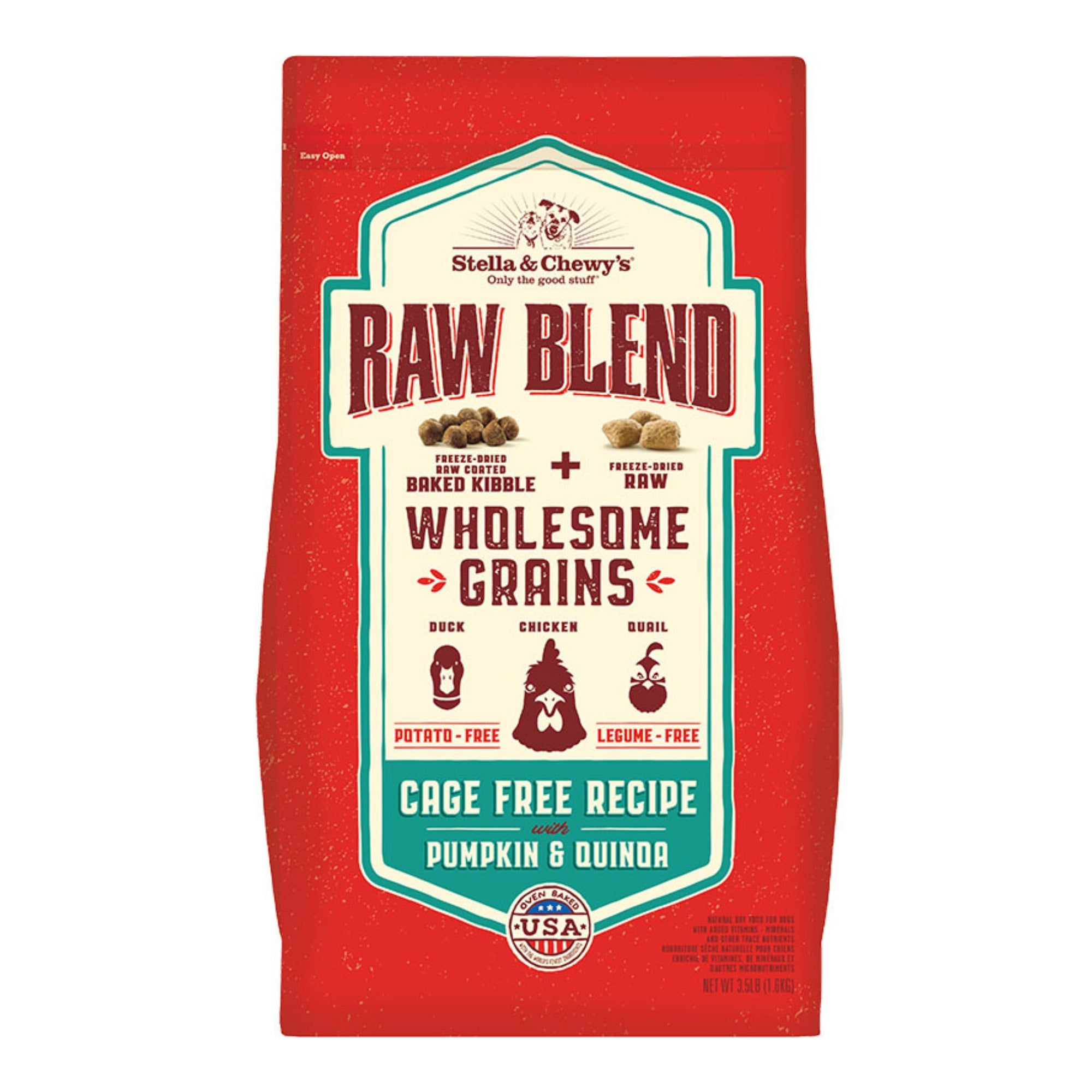 Stella & Chewy's Raw Blend Wholesome Grains Cage-Free Chicken Dry Dog Food - Image 2