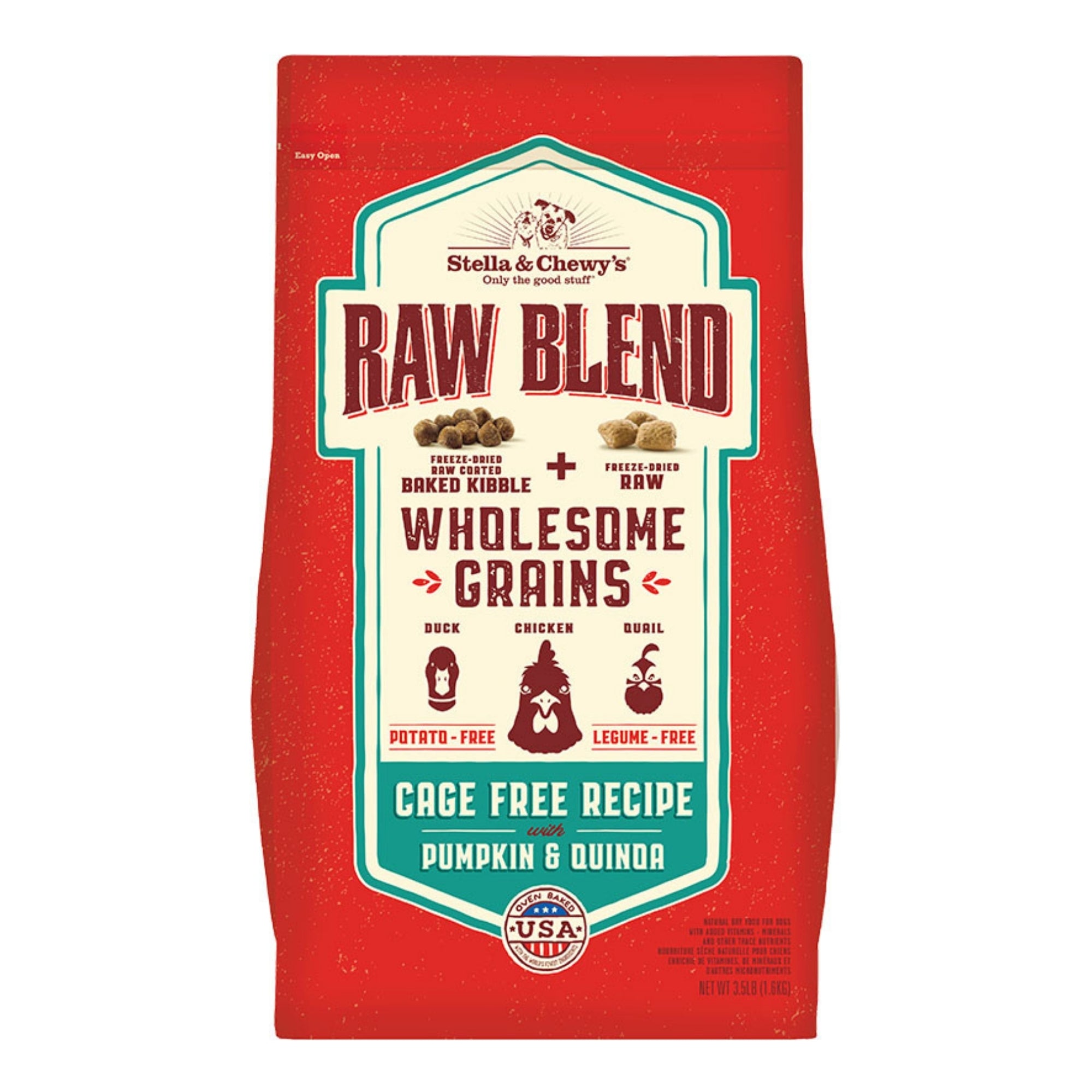 Stella & Chewy's Raw Blend Wholesome Grains Cage-Free Chicken Dry Dog Food